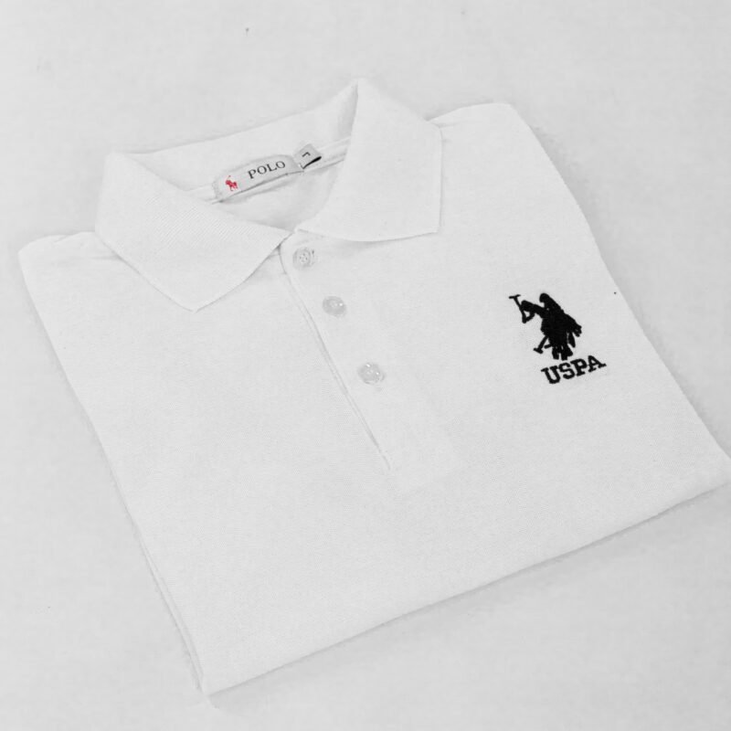 U.S. Polo  Mens Player Pique Polo Shirt - Image 2